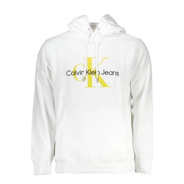 Calvin Klein White Cotton Men Sweater - Hilstor
