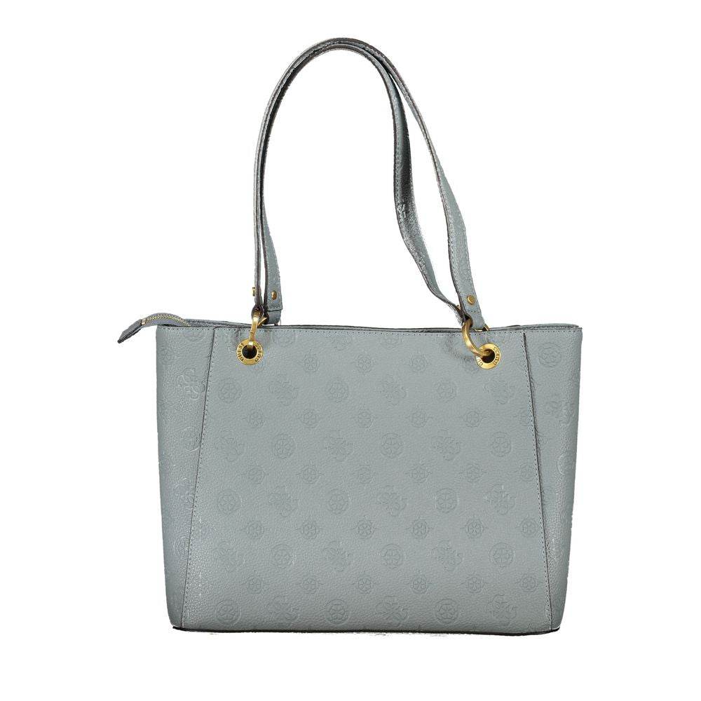 Guess Jeans Blue Polyethylene Handbag - Hilstor