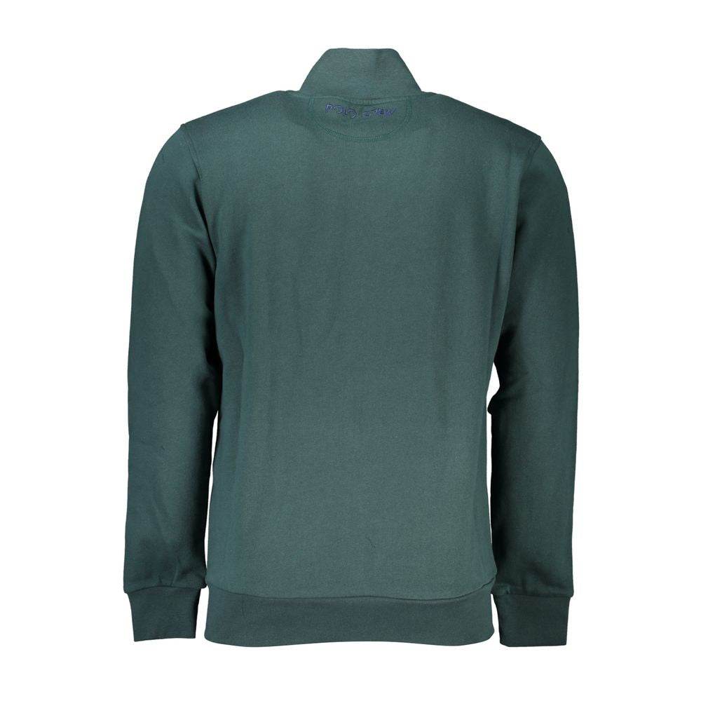 La Martina Green Cotton Men Sweater - Hilstor