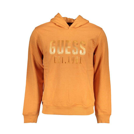 Guess Jeans Orange Cotton Men Sweater - Hilstor