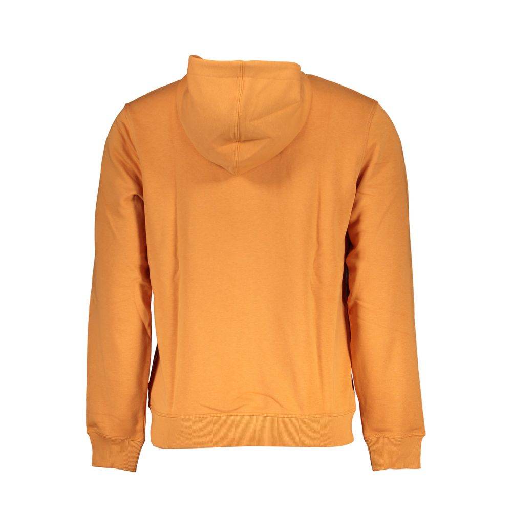 Guess Jeans Orange Cotton Men Sweater - Hilstor