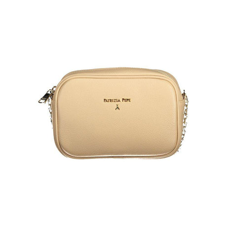 Patrizia Pepe Beige Leather Handbag - Hilstor