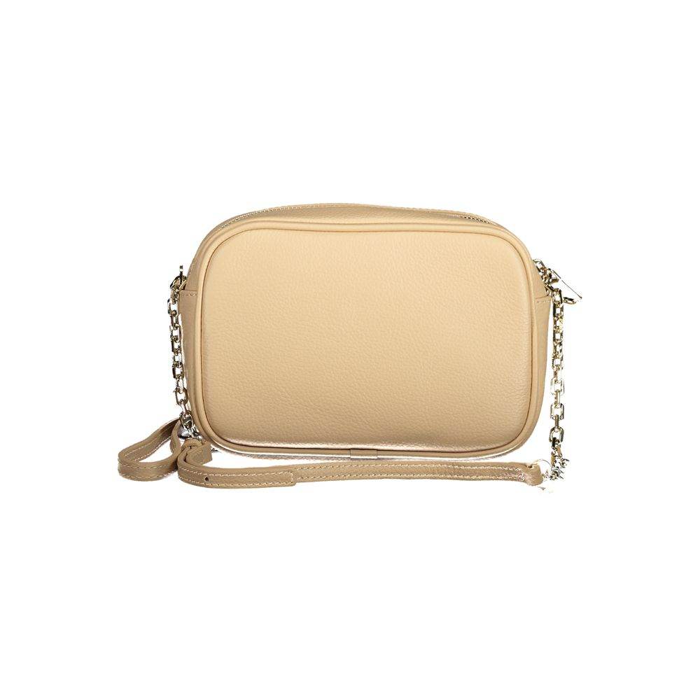 Patrizia Pepe Beige Leather Handbag - Hilstor