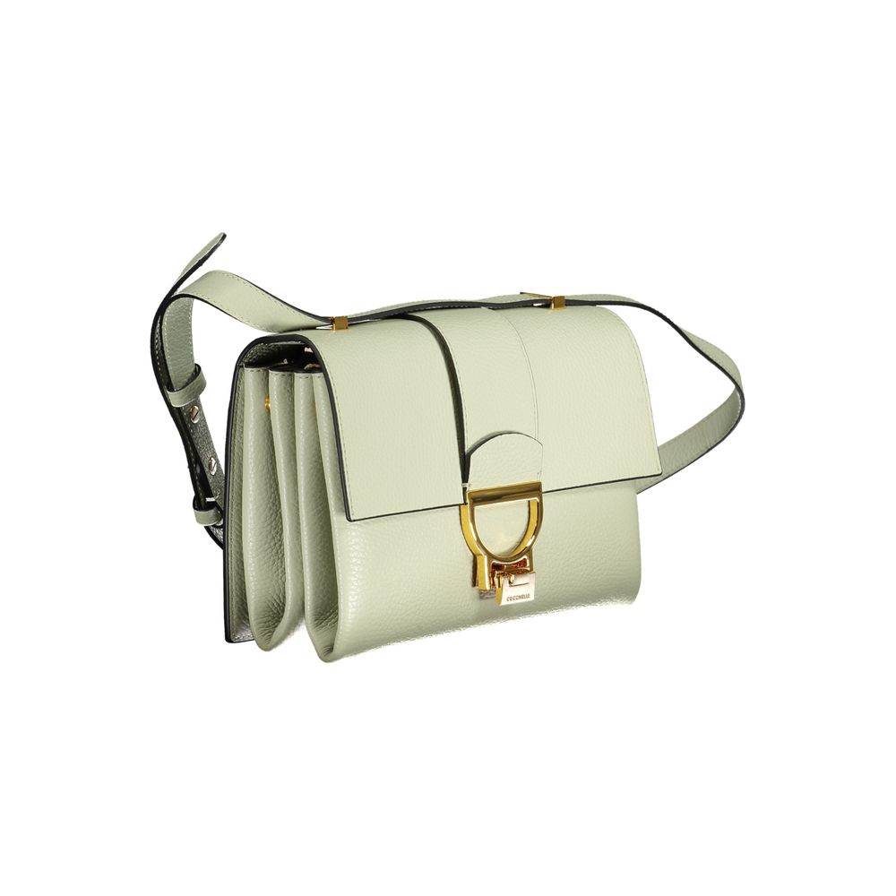 Coccinelle Green Leather Handbag - Hilstor