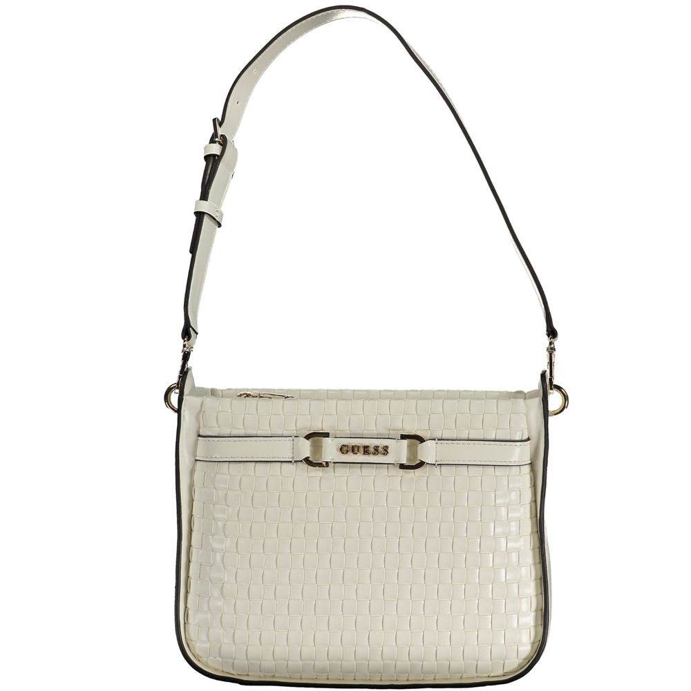 Guess Jeans White Polyethylene Handbag - Hilstor