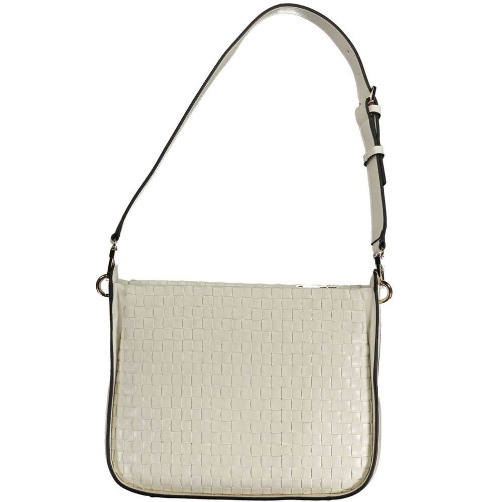Guess Jeans White Polyethylene Handbag - Hilstor