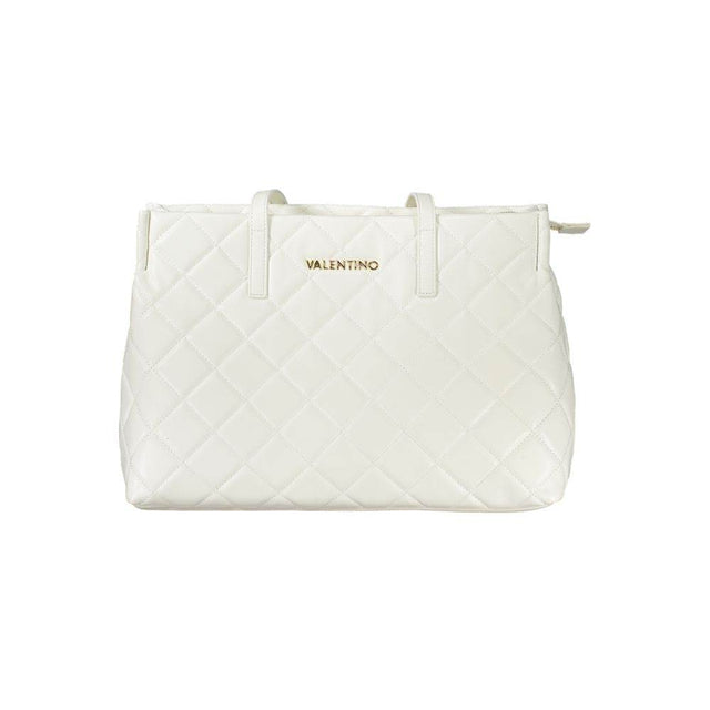 Mario Valentino White Polyethylene Handbag - Hilstor