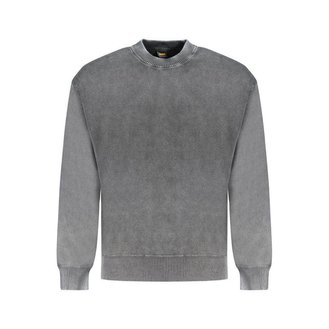 Hugo Boss Black Cotton Sweater - Hilstor