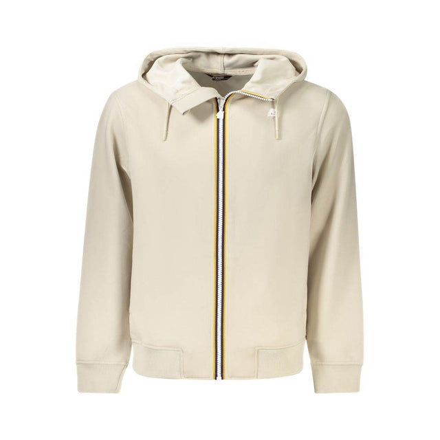 K-WAY Beige Polyester Men Sweater Hooded - Hilstor