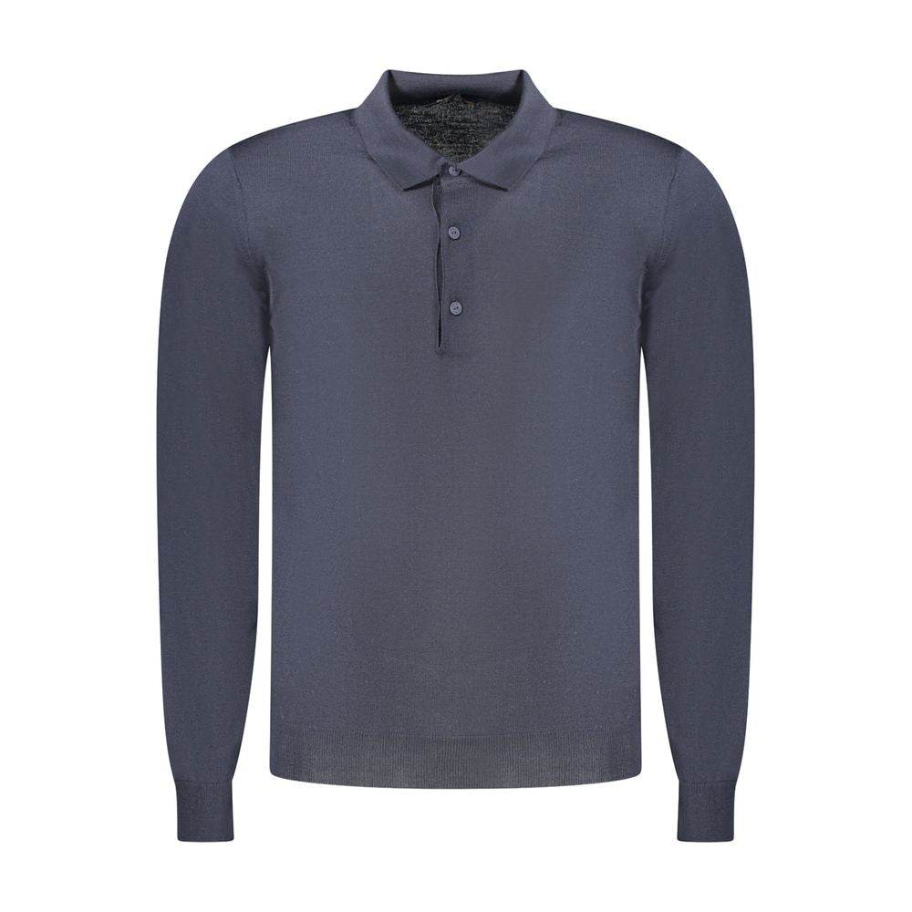 K-WAY Blue Wool Sweater - Hilstor