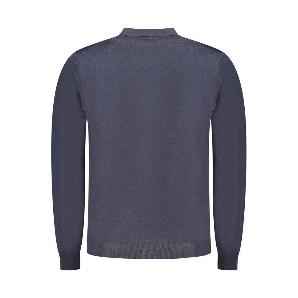 K-WAY Blue Wool Sweater - Hilstor