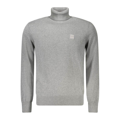Hugo Boss Gray Cotton Sweater - Hilstor