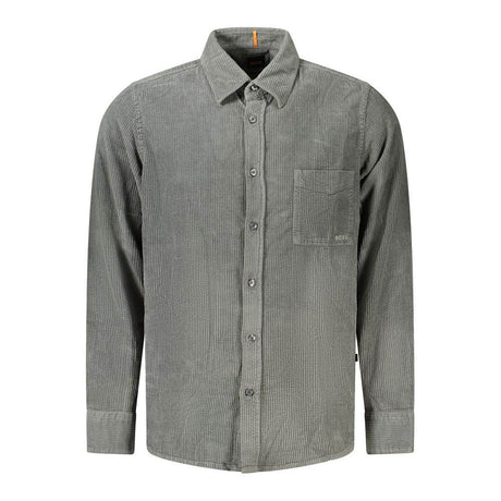 Hugo Boss Green Cotton Shirt - Hilstor