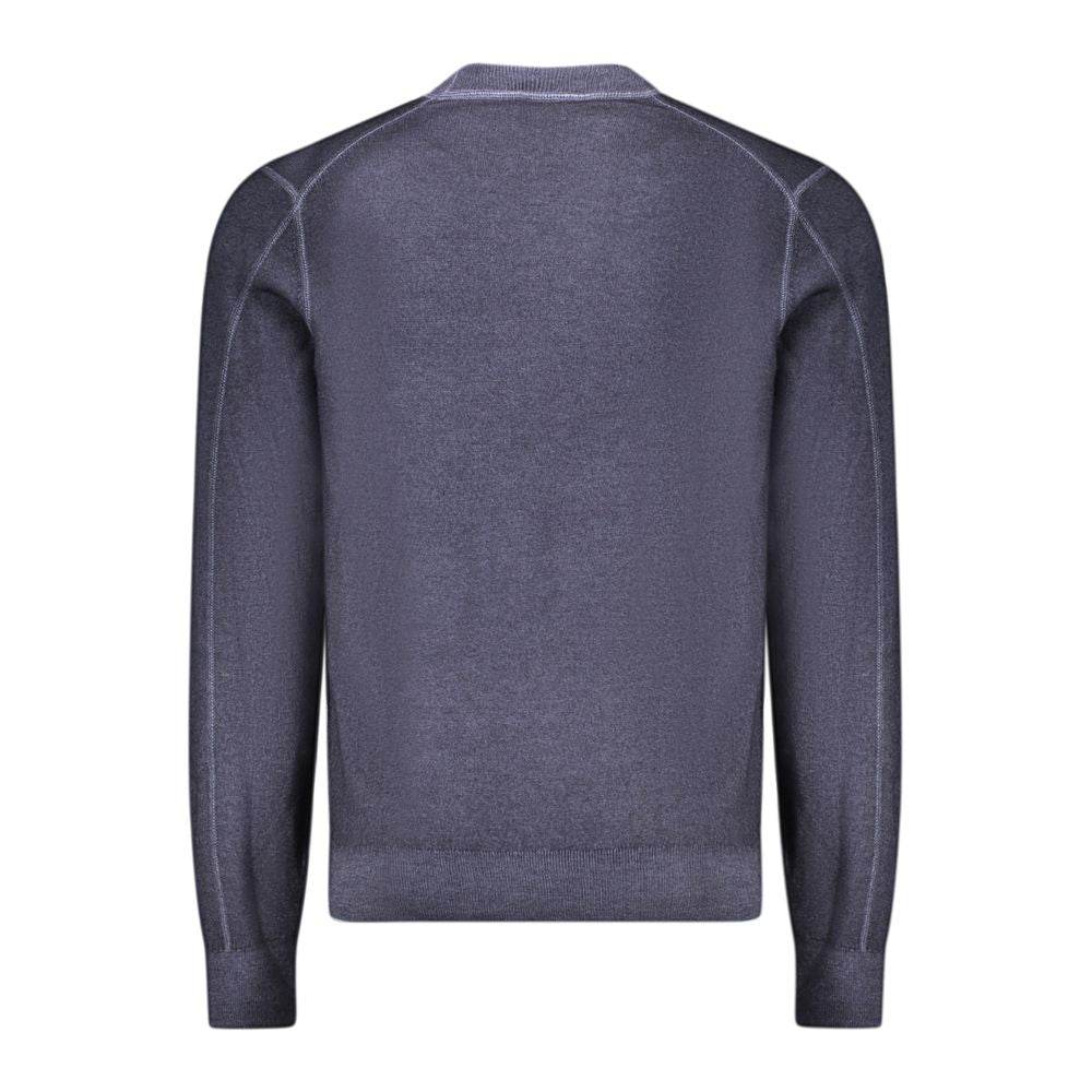 Hugo Boss Blue Wool Sweater - Hilstor