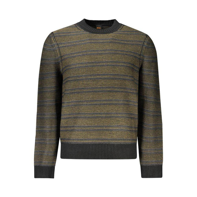Hugo Boss Black Wool Sweater - Hilstor
