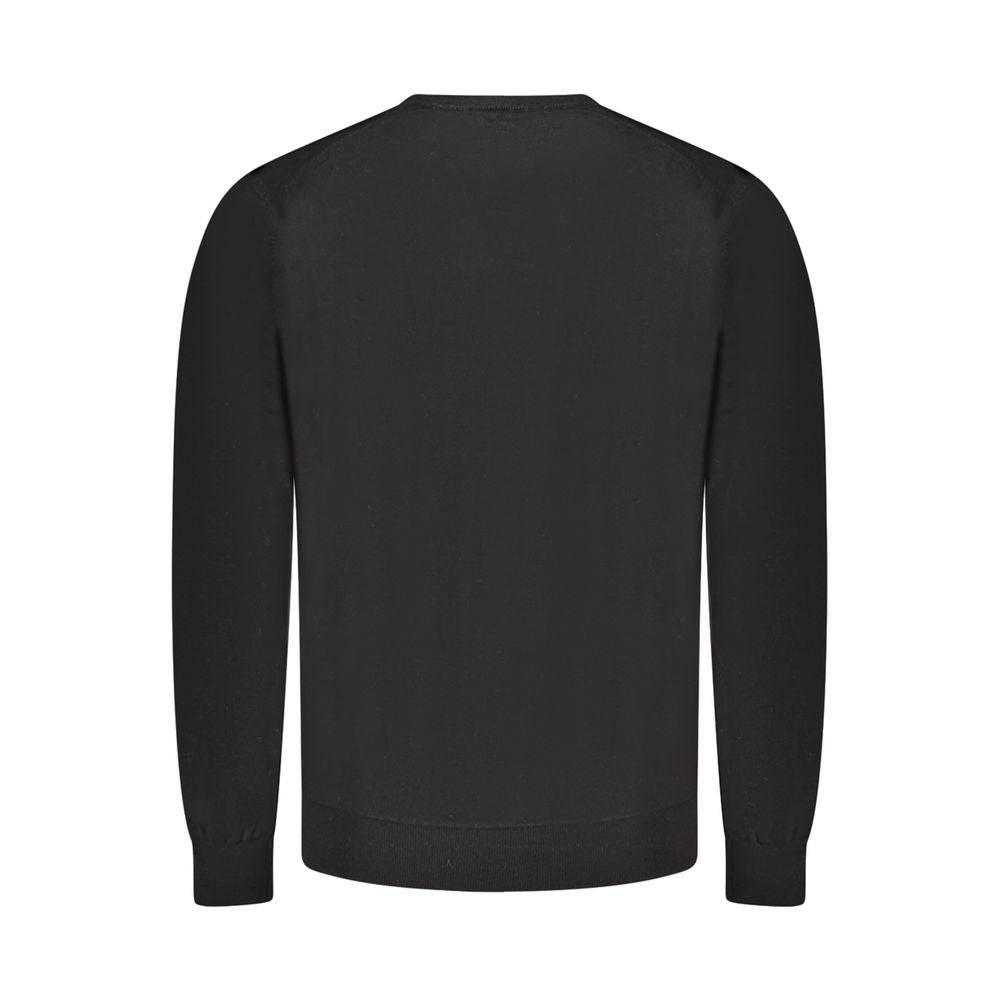 Guess Jeans Black Wool Sweater - Hilstor