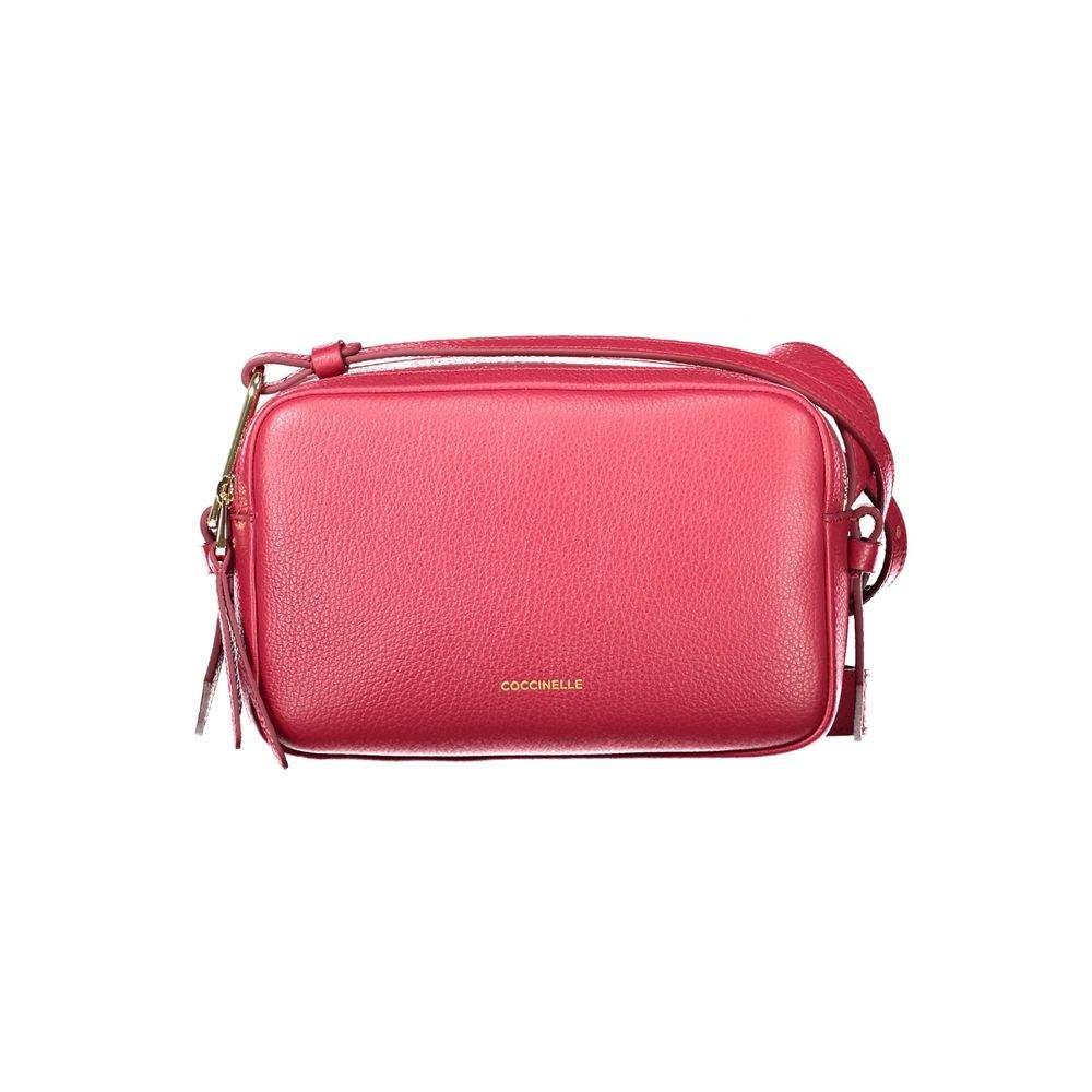 Coccinelle Red Leather Handbag - Hilstor