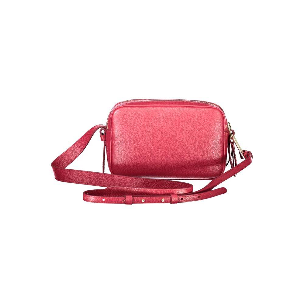 Coccinelle Red Leather Handbag - Hilstor
