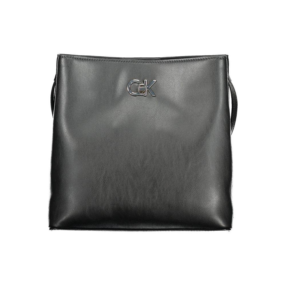 Calvin Klein Black Polyester Handbag - Hilstor