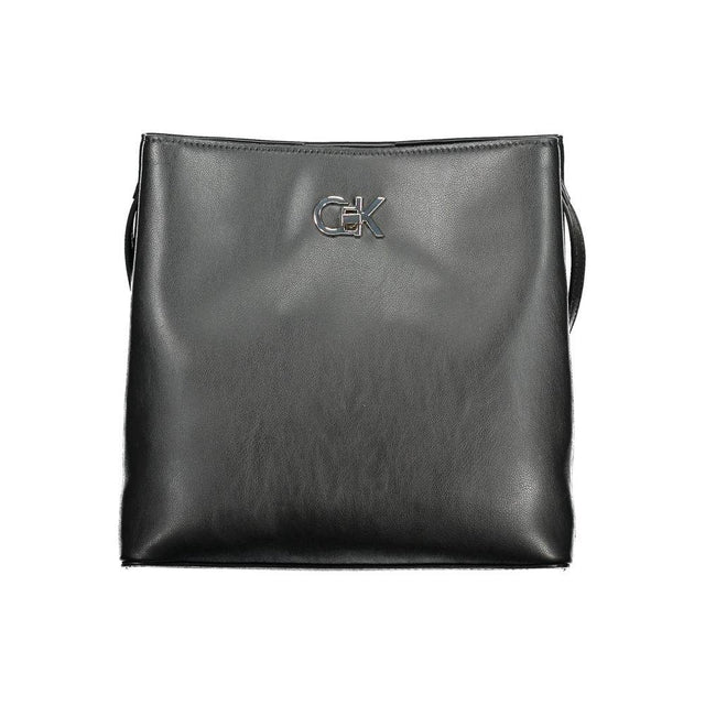 Calvin Klein Black Polyester Handbag - Hilstor