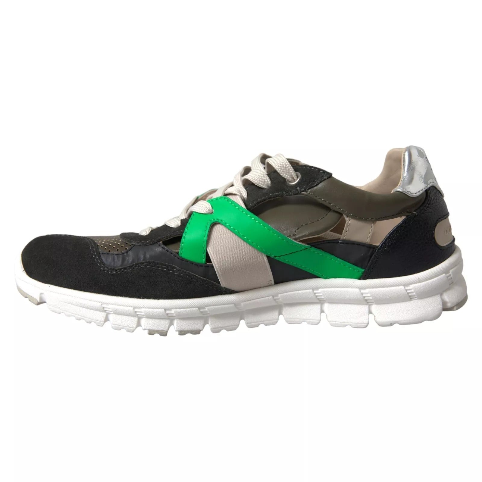 Dolce & Gabbana Sneakers Multicolor Leather Suede Shoes