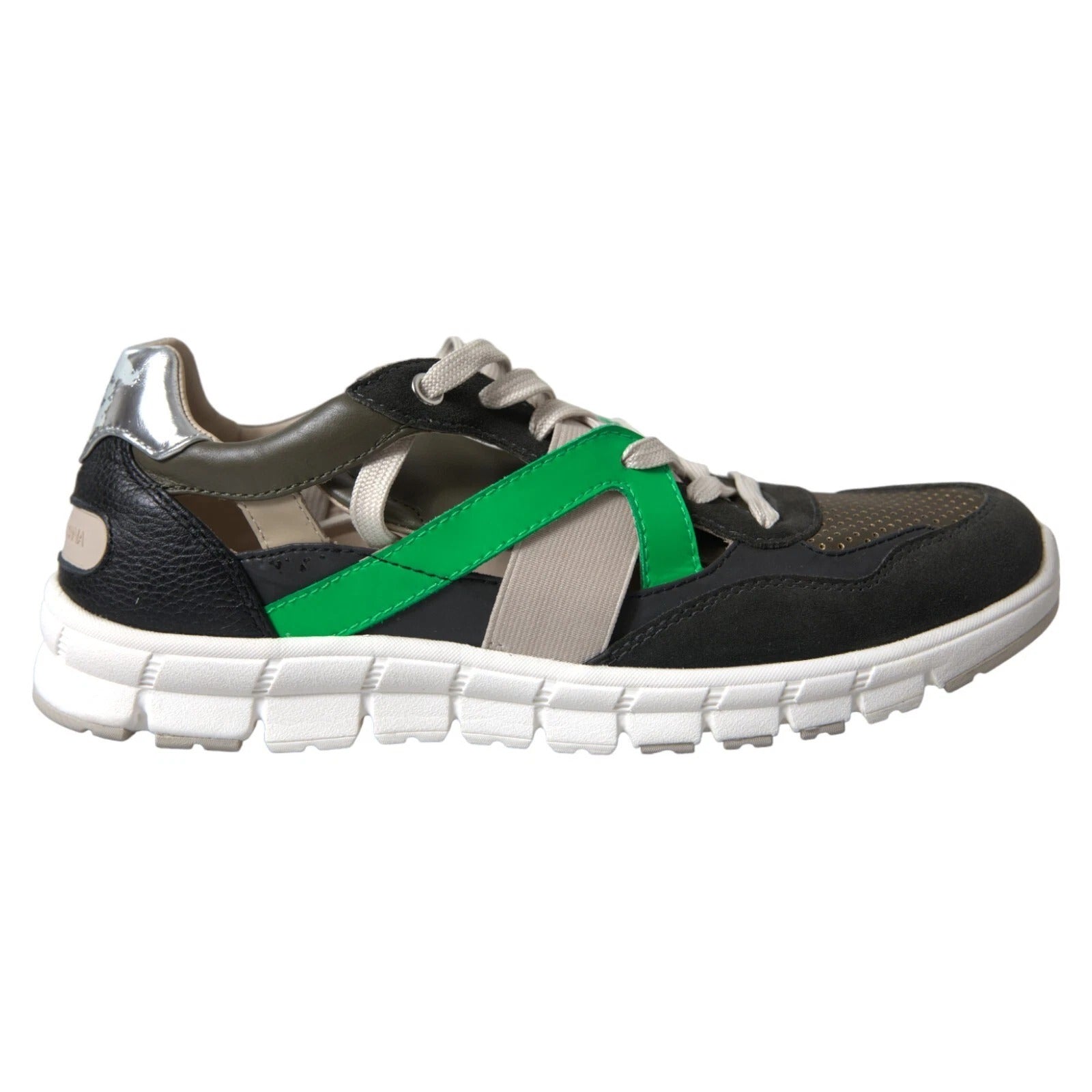 Dolce & Gabbana Sneakers Multicolor Leather Suede Shoes