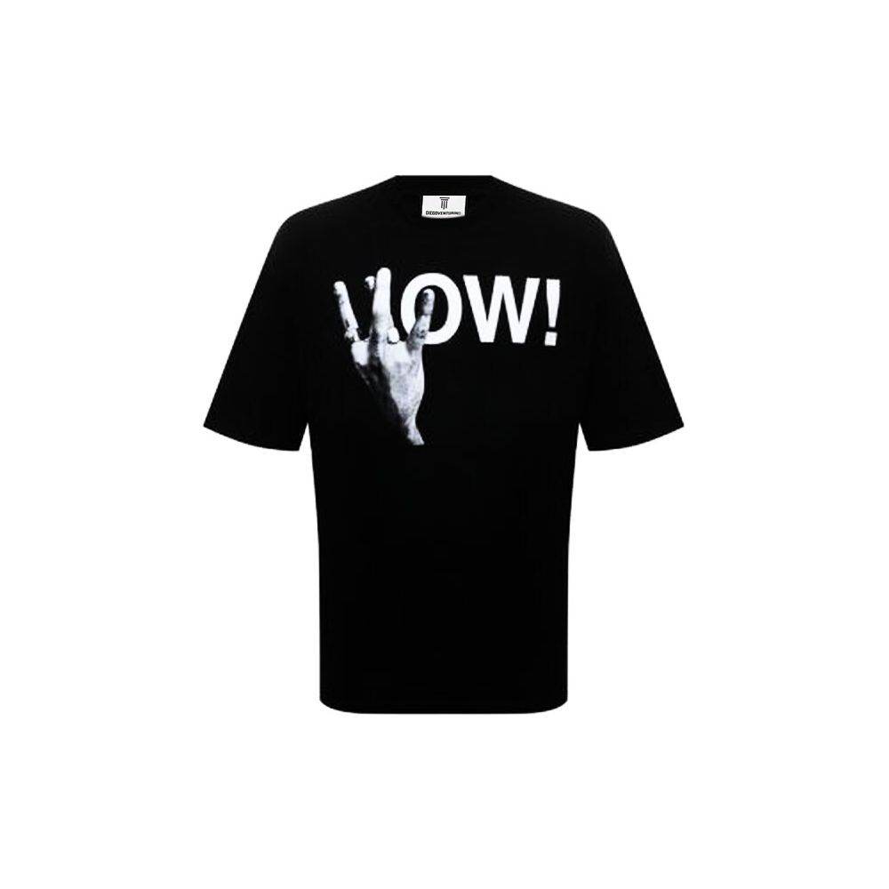 Diego Venturino Black Cotton T-Shirt - Hilstor