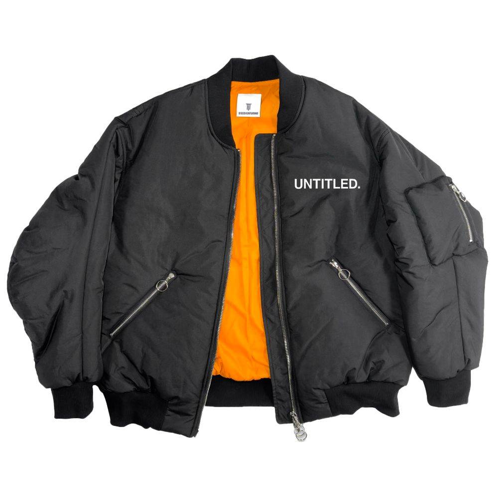 Diego Venturino Black Polyester Men Bomber Jacket - Hilstor