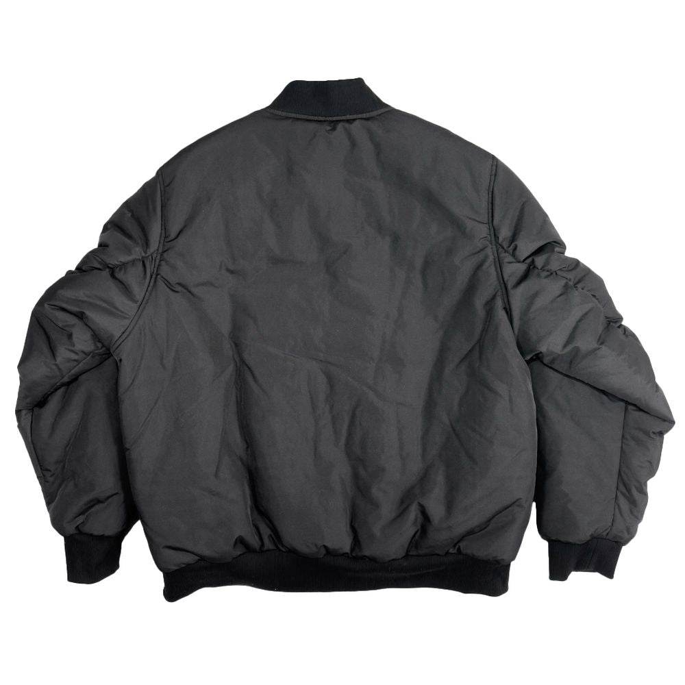 Diego Venturino Black Polyester Men Bomber Jacket - Hilstor