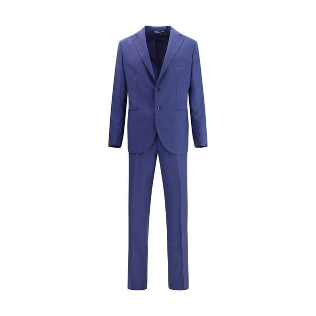 Gi Capri Striped Virgin Wool Suit - Hilstor