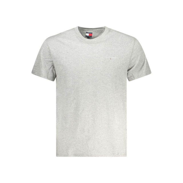 Tommy Hilfiger Gray Cotton Men T-Shirt - Hilstor