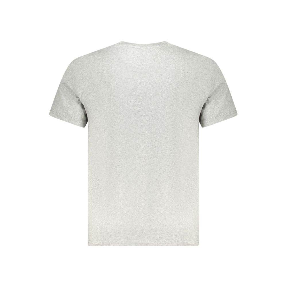 Tommy Hilfiger Gray Cotton Men T-Shirt - Hilstor