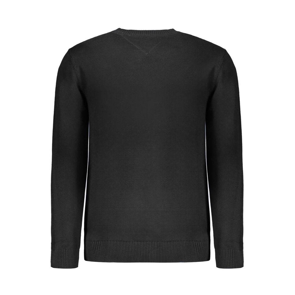 Tommy Hilfiger Black Cotton Sweater - Hilstor