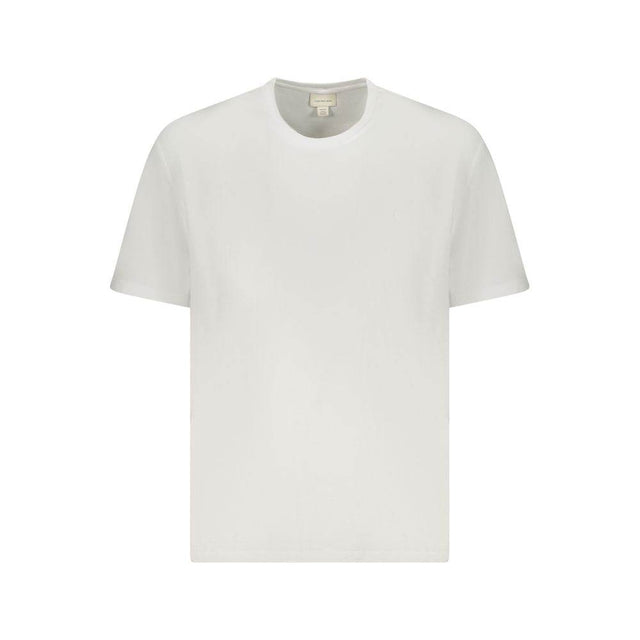 Calvin Klein White Cotton Men T-Shirt - Hilstor