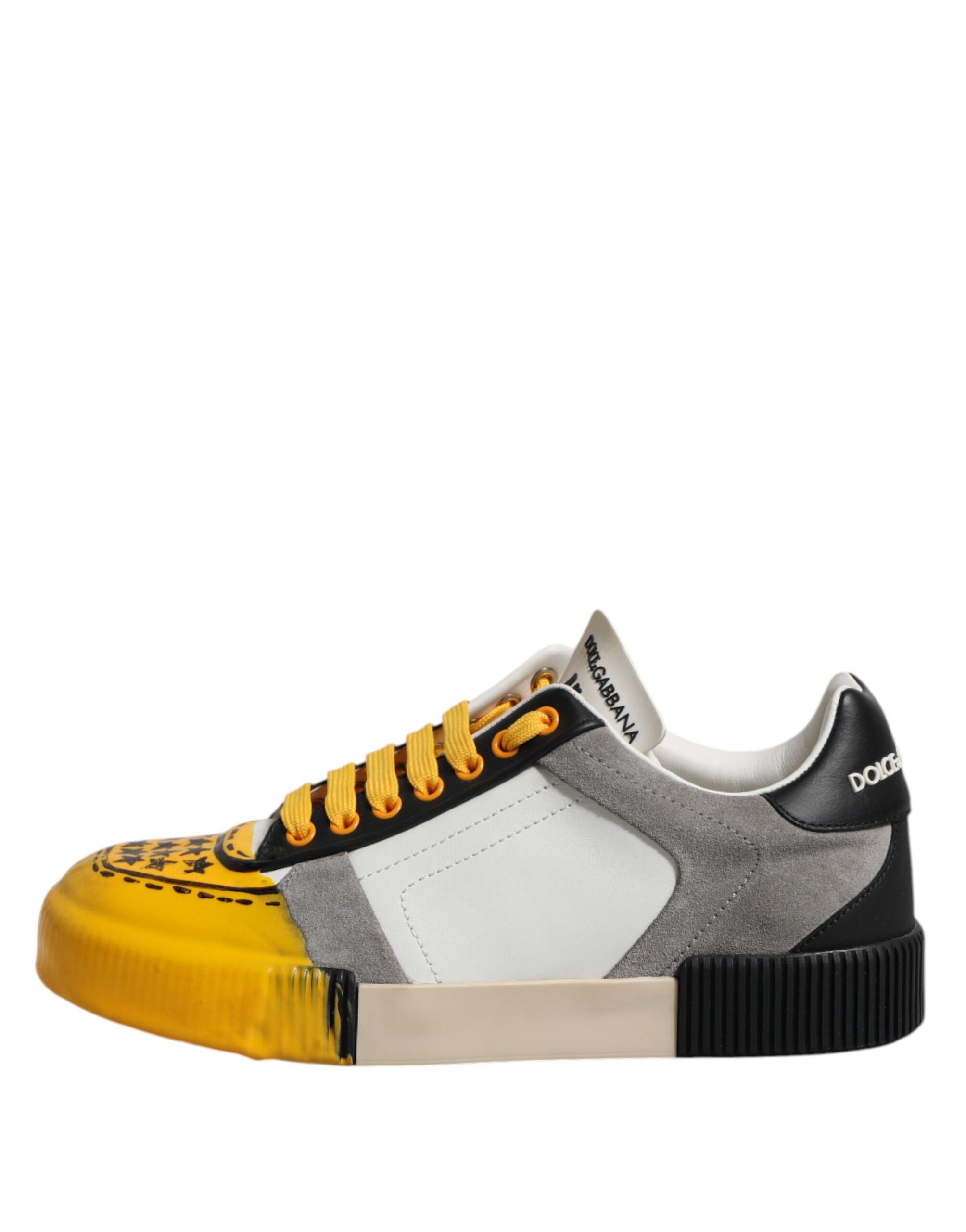 Dolce & Gabbana Multicolor Low Top Lace Up Sneakers Shoes