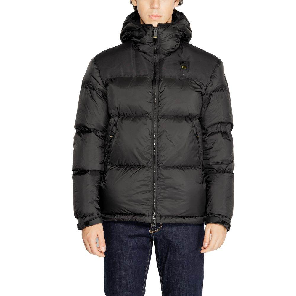 Blauer Black Polyamide Jackets & Coat - Hilstor