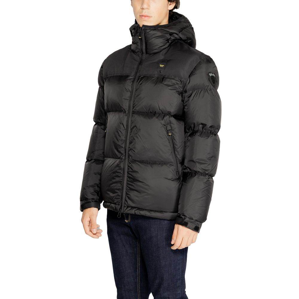 Blauer Black Polyamide Jackets & Coat - Hilstor