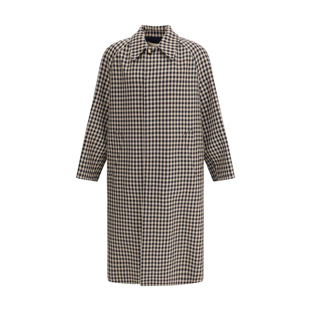 Valentino Vichy check Coat - Hilstor