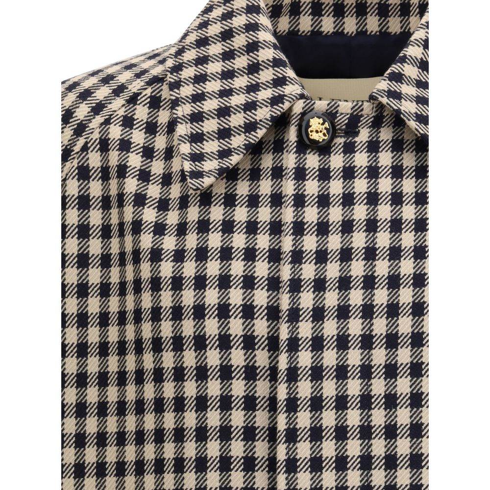 Valentino Vichy check Coat - Hilstor