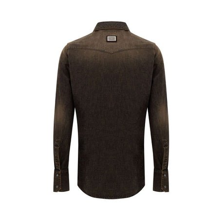 Dolce & Gabbana Brown Cotton Denim