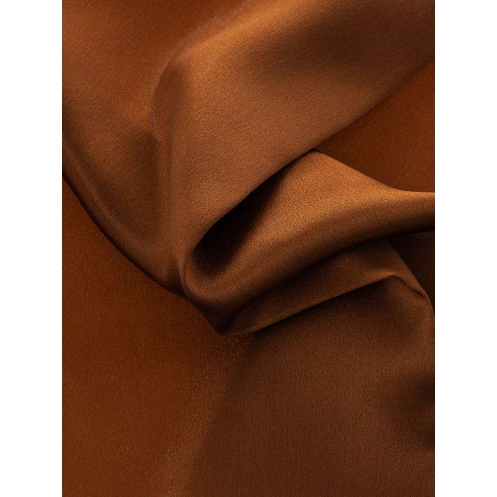 Dolce & Gabbana Brown Silk Pocket Square - Hilstor