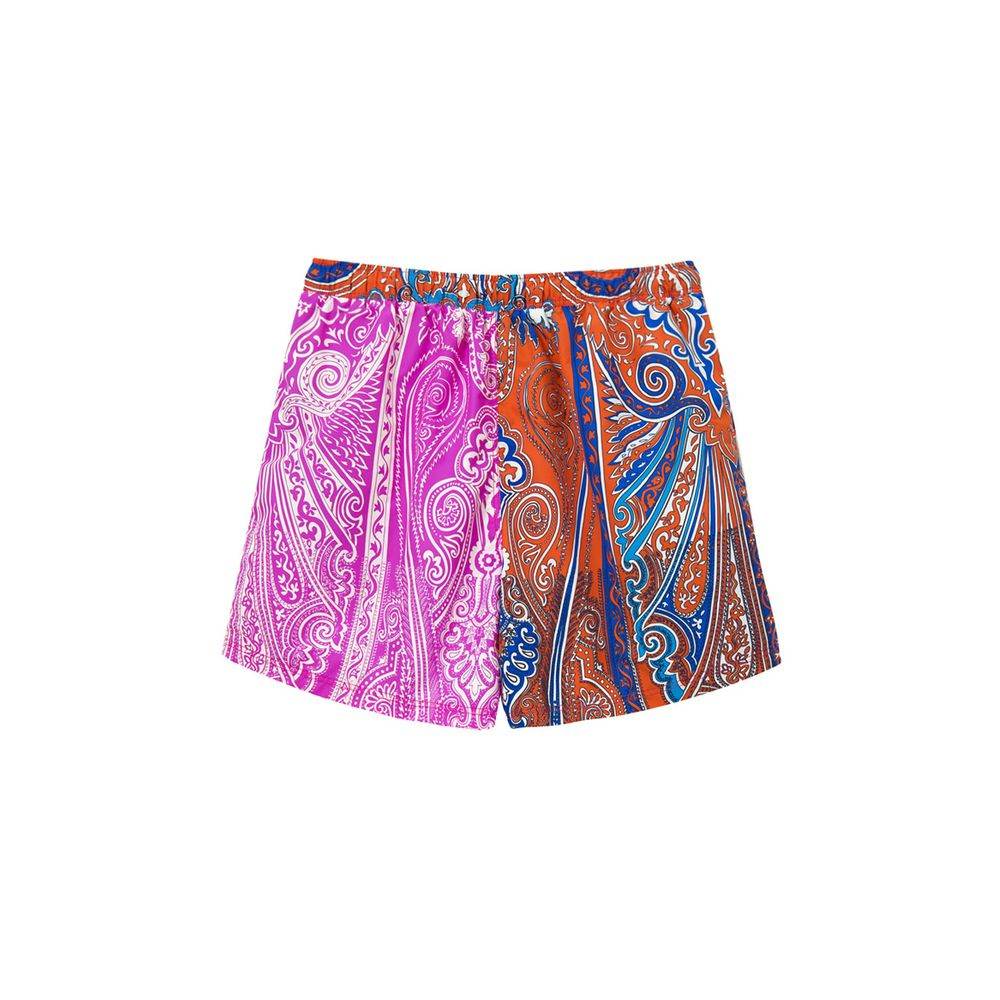 Etro Multicolor Polyamide Swim Short - Hilstor