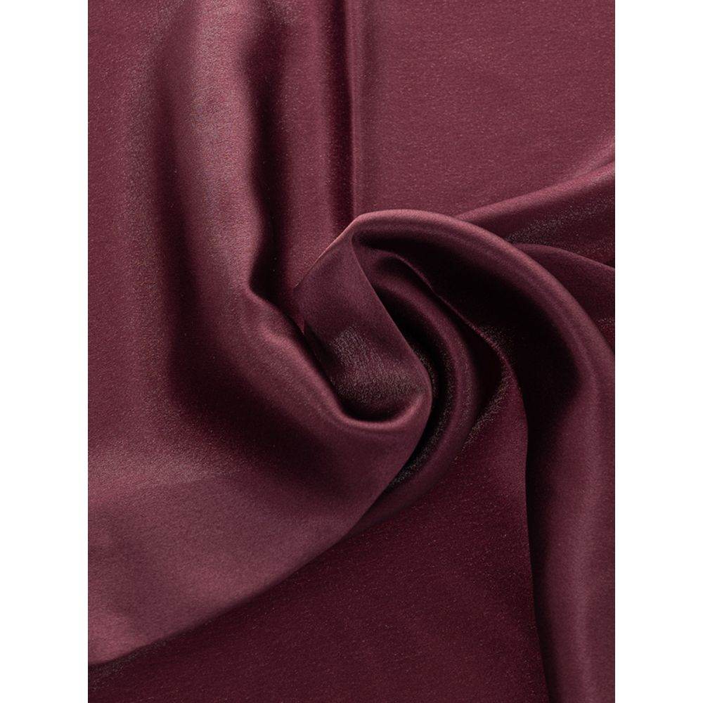 Dolce & Gabbana Bordeaux Silk Pocket Square - Hilstor