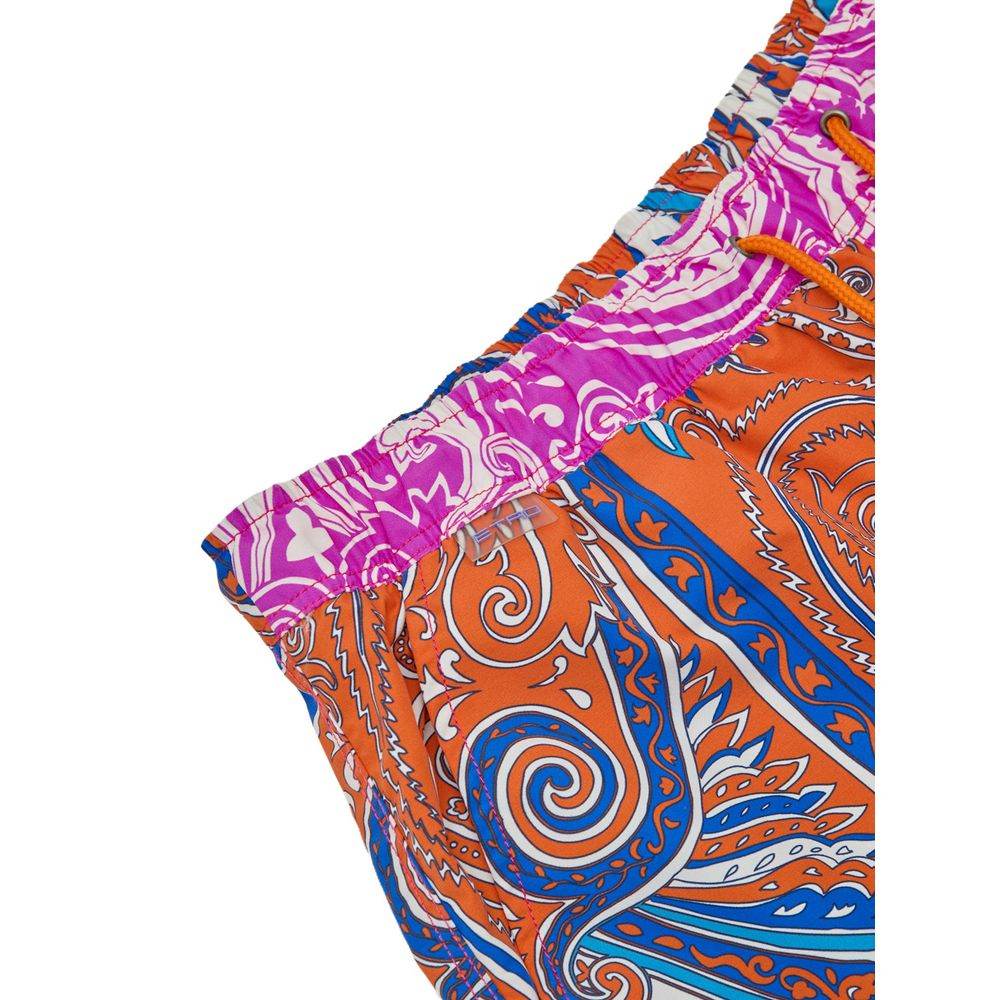 Etro Multicolor Polyamide Swim Short - Hilstor