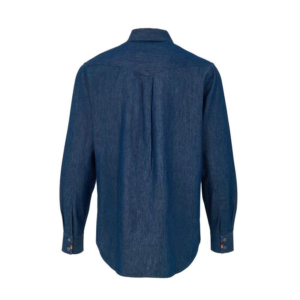 Paul Smith Blue Cotton Denim - Hilstor