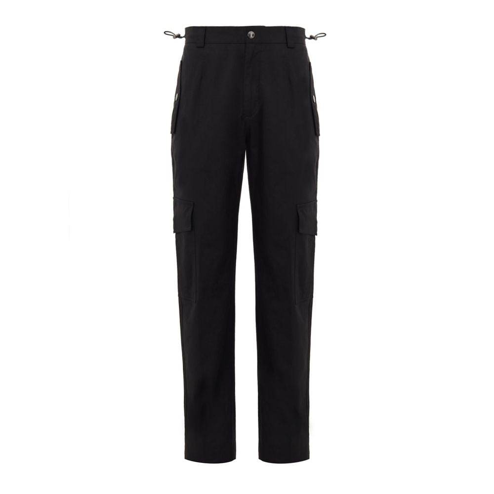 Dolce & Gabbana Black Cotton Cargo Pant - Hilstor