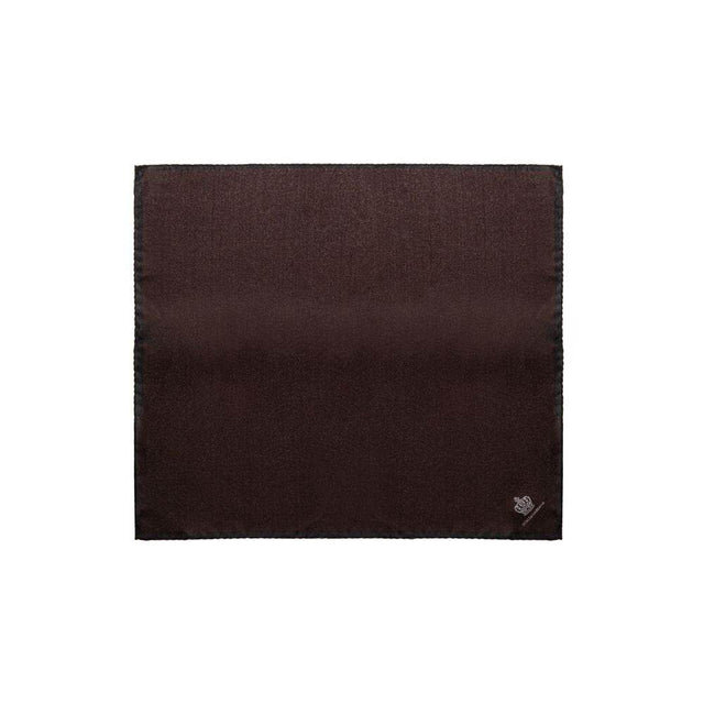Dolce & Gabbana Brown Silk Pocket Square - Hilstor