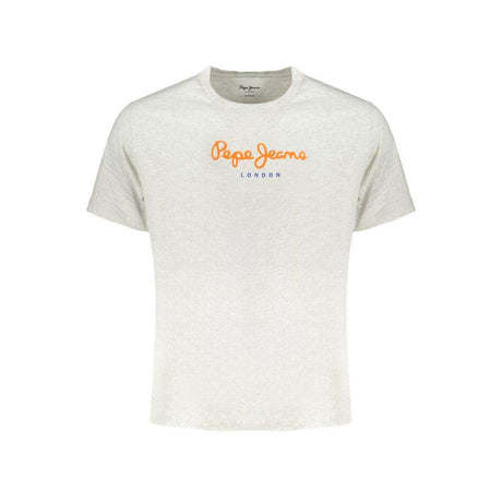 Pepe Jeans Gray Cotton T-Shirt - Hilstor