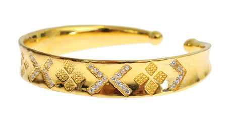Nialaya Elegant Gold Plated Silver CZ Bracelet - Hilstor