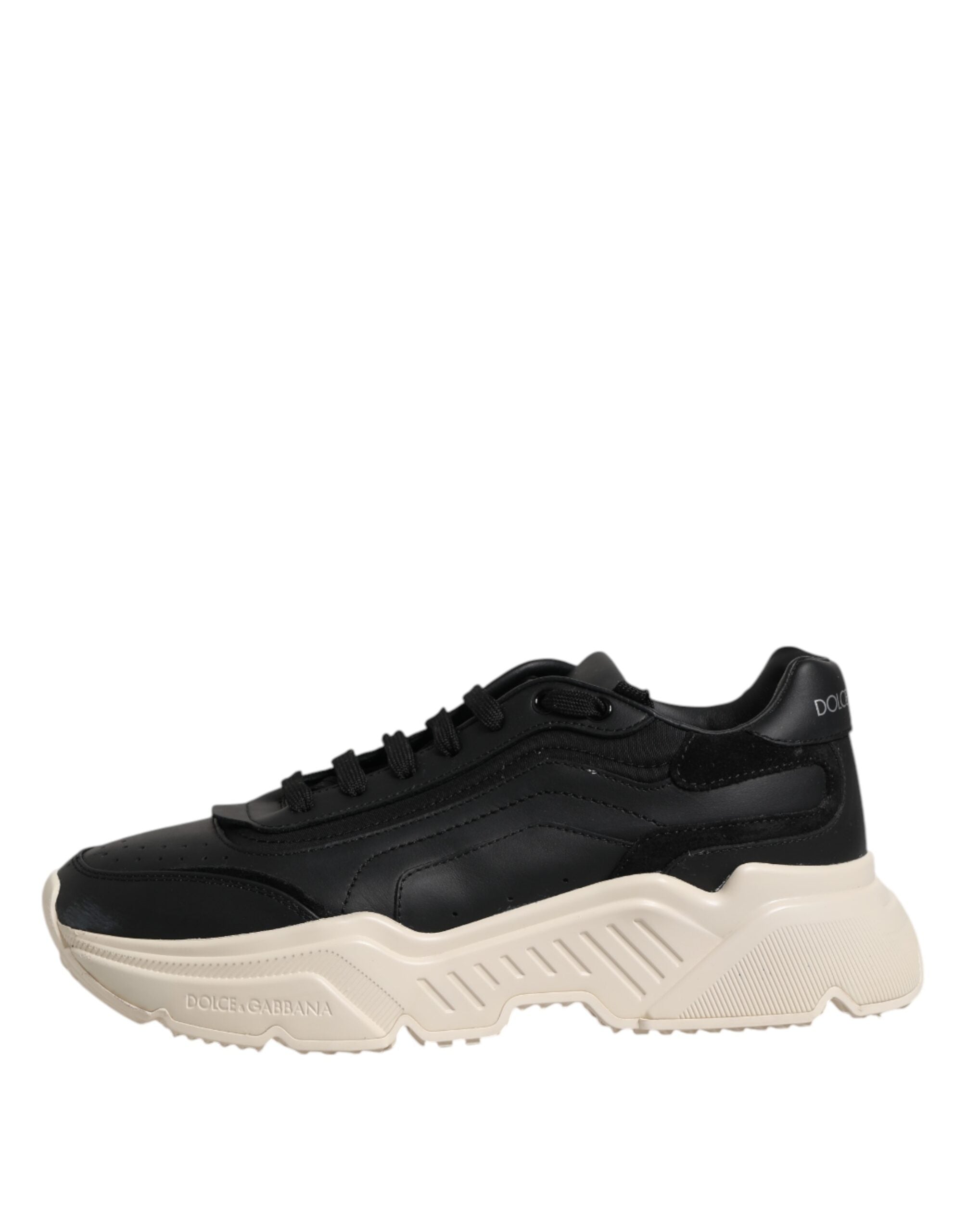 Dolce & Gabbana Black White Daymaster Low Top Sneakers Shoes
